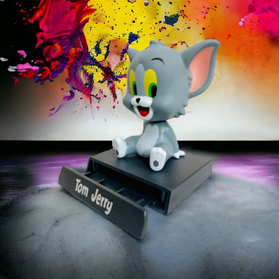 gtrp Amazing Cartoon Tom and Jerry Bobble Head for Decor Car Dashboard Desk 25(Multicolor)