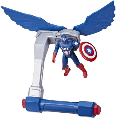 MARVEL Epic Hero Series Captain America: Brave New World Flight Control Action Figure w(Multicolor)