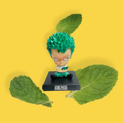 gtrp Roronoa Zoro Anime Bobblehead Toy | Action Figure Bobble Head 101(Multicolor)