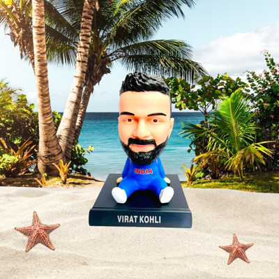 gtrp Super Hero Virat Kohli Action Figure Limited Edition Bobblehead 13(Multicolor)