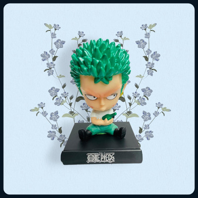 gtrp ACTIONFIGURE-Roronoa Zoro Anime Bobblehead Toy | Bobble Head 99(Multicolor)