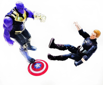 Thrifx Avengers Hero Series Premium Edition Pack of Three Toy Figures(Multicolor)