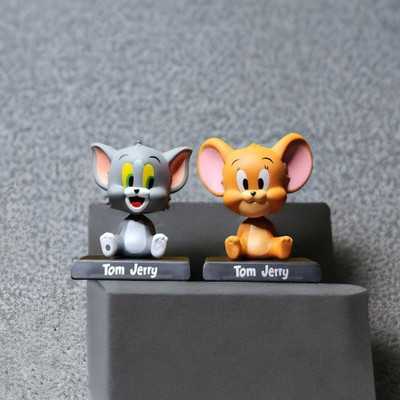 gtrp Tom and Jerry Bobblehead with Mobile Holder for Car Dashboard new(Multicolor)