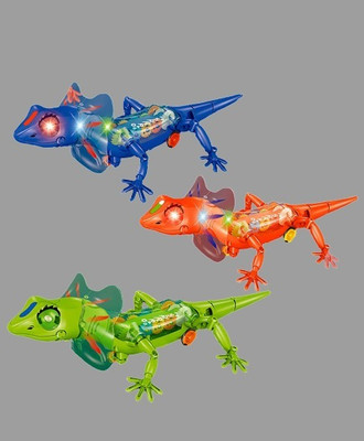 PromoCart Light Gear LIZARD Toy with Forward Backward Action(Multicolor)