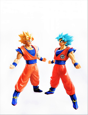 Thrifx Premium Dragon Ball Action Figure Goku 2 and Goku 3 Action Figure (Set of 2)(Multicolor)