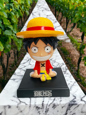 gtrp Super Hero Monkey D Luffy Action Figure Limited Edition One Piece Bobblehead 62(Multicolor)