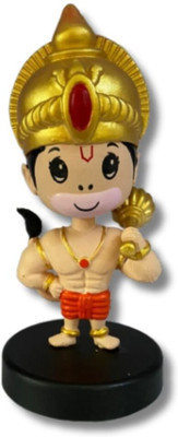 gtrp Bal Hanuman Bobble Head | Lord Hanuman | Car Dashboard(Multicolor)