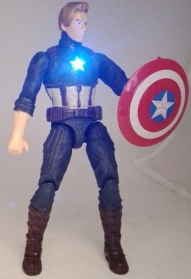 AKTOON TOYS Captain America Titan Hero Defending The World Avengers (7 inch)(Blue)