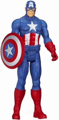 RVM Toys Captain America Action Figure 12 Inch With Big Size Super Hero Toy(Multicolor)