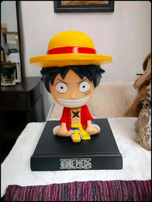 gtrp Figure-Super Hero Monkey D Luffy Limited Edition One Piece Bobblehead 64(Multicolor)