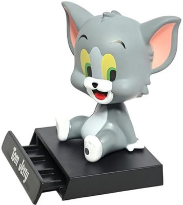 GKM Tom cat Bobblehead Tom n Jerry Action Figure Bobblehead PVC Figurine Toy(Multicolor)