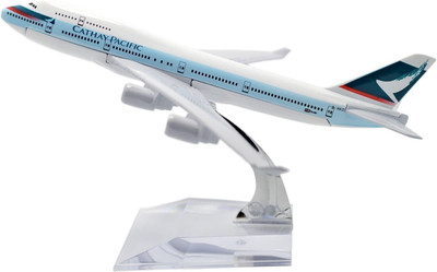 Wellingston Die Cast Aircraft Cathey 16 Cm Scale, Highly Detailed Display Décor(White)