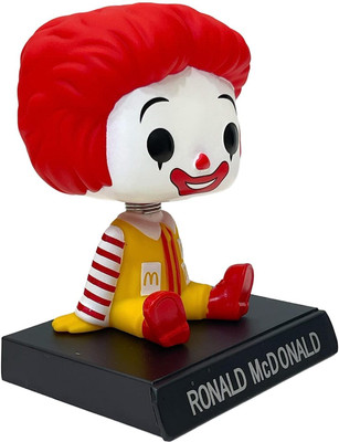 gtrp RONALD MCDONALD Bobblehead with Mobile Holder for Car Dashboard(Multicolor)