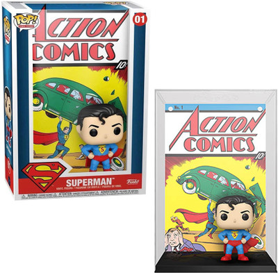 Funko Pop! Vinyl Comic Cover: DC - Superman Action Comic(Multicolor)