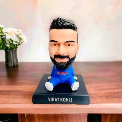 gtrp Super Hero Virat Kohli Action Figure Limited Edition Bobblehead 35(Multicolor)