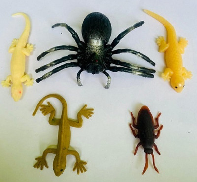 Tik C Spider lizard and cockroach toys for kids(Multicolor)