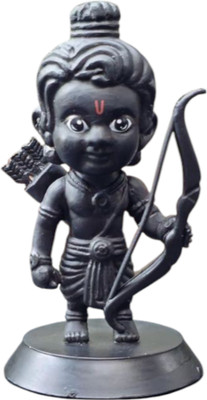 One Point Collections Lord Ram Dash Buddy: Perfect Action Figure for Your Car Decorative Showpiece  -  9 cm(Plastic, Black)