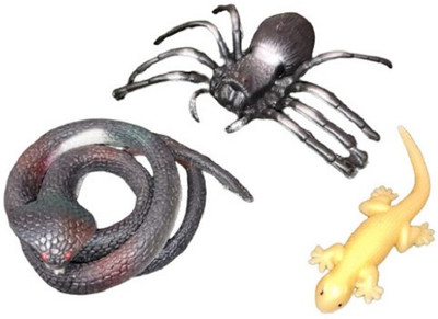 Tik C SPIDER LIZARD AND SNAKE GANG COMBO (PACK OF 3)(Multicolor)