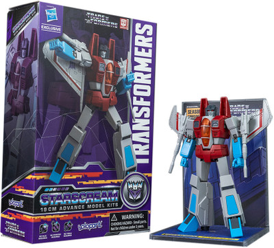 TRANSFORMERS AMK Series W2 Generation One Starscream Action Figure, Age 15+(Multicolor)