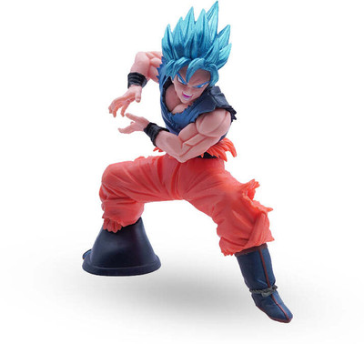Bugstore Enterprises Super Saiyan God Goku Action Figure (20 CM)– Rare Dragon Ball Collectible Statue(Multicolor)