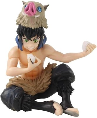 funfob Inosuke Demon Slayer Action Figure Height -15CM PVC (Inosuke Perching)(Multicolor)