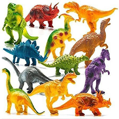 Kmc kidoz 12 pcs/Set Dinosaur Figure Gift Toy for Kids(Multicolor)