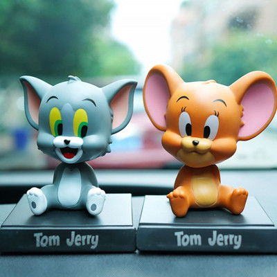 gtrp Tom and Jerry BobbleHead | Cute Cartoon Action Figures(Multicolor)