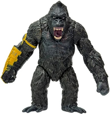 FOZZO-SK G x K New Empire KONG 6 inch Action Figure Toy Godzilla Movie Monster(Black)