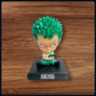 gtrp Figure-Roronoa Zoro Anime Bobblehead Toy | Bobble Head 93(Multicolor)
