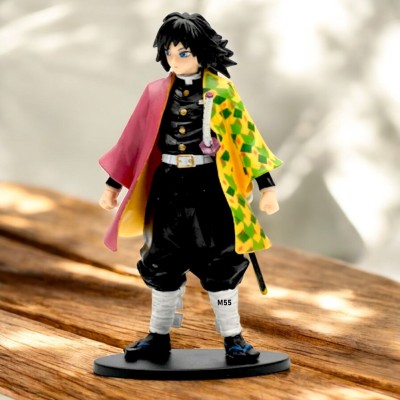 SSAppliances Giyu Tomioka Demon Slayer Action Figure | PVC Material | Anime Collectible(Multicolor)