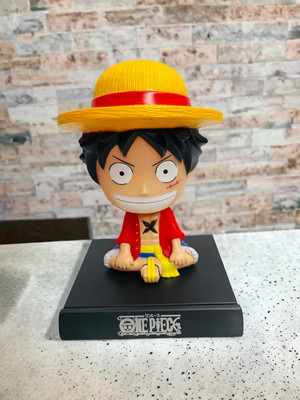 gtrp Super Hero Monkey D Luffy Action Figure Limited Edition One Piece Bobblehead 87(Multicolor)