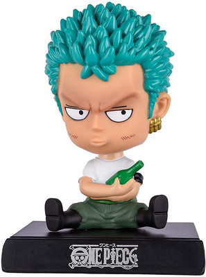 RVM Toys Bobble Head Zoro One Piece for Car Dashboard Action Figure Toys Bobblehead(Multicolor)