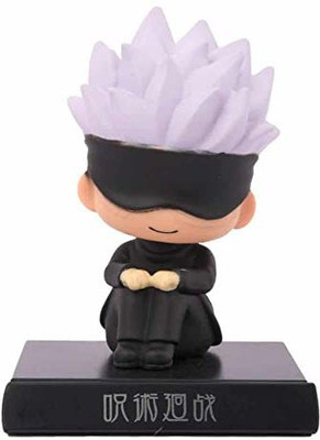 Augen Super Hero Satoru Gojo 2 Limited Edition Bobblehead with Mobile Holder(Multicolor)