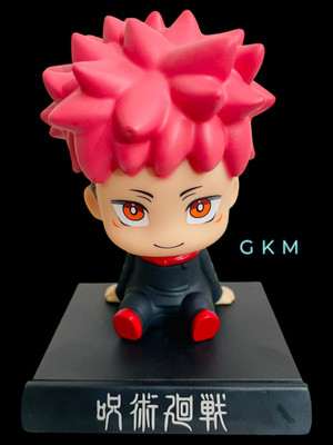 GKM Anime Itadori Yuji jujutsu kaisen action figure bobblehead
(Design 2)(Multicolor)