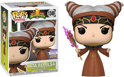 Funko Pop Television Mighty Morphin Power Rangers Rita Repulsa SDCC Summer Convention(Multicolor)