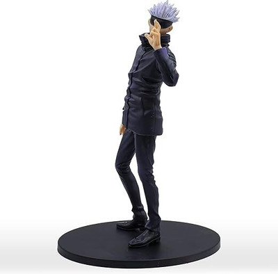 funfob Jujutsu Kaisen Gojo Action Figure Height-21cm Collectible Anime Gojo Eye Mask(Black)