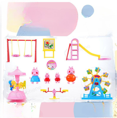 KinderTales Peppa Pig Playground Set with Peppa(IND*96432) Pig Family – Sellet