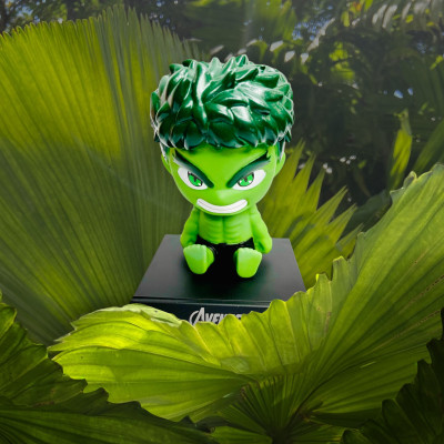 gtrp Super Hero Hulk Action Figure Limited Edition Bobblehead with Mobile Holder 42(Multicolor)