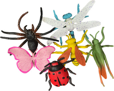ZESTHOME Bug and Insect Toy Set for Kids – Educational Rubber Insects |Fun Animal Toys(Multicolor)
