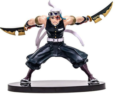 Otaku Originals Tengen Uzui Action Figures - Limited Edition Demon Slayer Anime Figures 17cm 27(Multicolor)