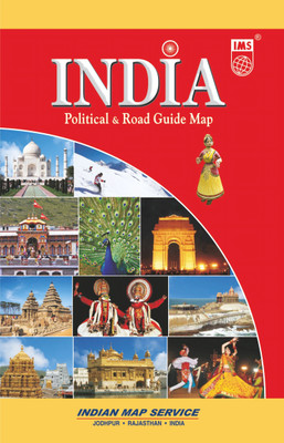 Mapcraft Political & Tourist Road Guide Map India Paperback Address Book