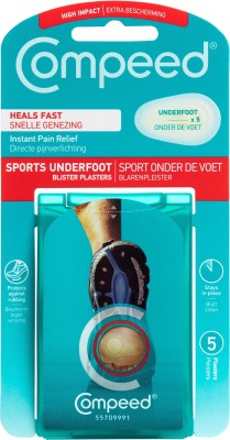 Compeed Plaster for Rubbing Protection from Shoe Bite while Running, Trekking or Walking_Men, Women n Kids, 5 Pc Pack Adhesive Band Aid(Set of 1)