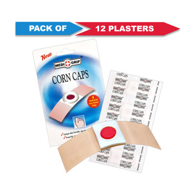 Medigrip Corn Caps Adhesive Band Aid(Set of 12)