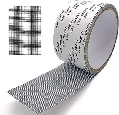 DAVALBA 3 Layer tape Tape for Door and Window Window Screen Repair Kit Tape (Manual)(Set of 1, Grey)