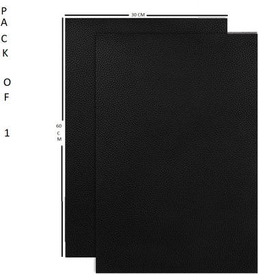 BBBIKINI Black Leather Repair Patch L(Set of 1, Black)