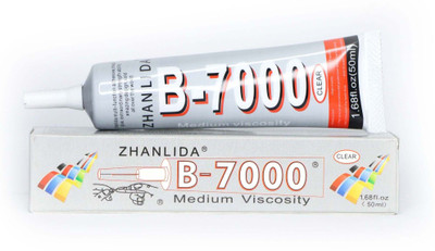 Mcare Zhanlida B7000 50ml Glue for Mobile Screen Repairing, Glue drops, Jewelry & arts Strong adhesive glue for repairing and fixing multiple things.(Set of 1, Transparent)
