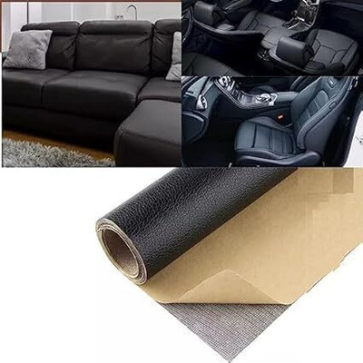 Holy Delight Easy to trim without fraying or releasing harmful particles. Cuttable Leather Repair Sheet(Set of 1, Black)