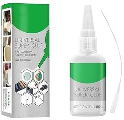 ronfild Instant Glue Super Strong Quickly Repair Waterproof Glue Applied Wood,Shoes Plastic,Wood,Metal,Glass,Shoes Quick Dry Welding, High Strength Oily Glue(Set of 1, White)