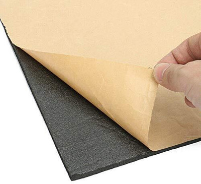 RainRider Self-Adhesive Black Leather Sheet 30 x 60 cm Adhesive(Set of 1, Black)