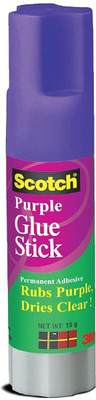 Scotch Stick Ezy 3M Purple Glue Stick Glue Stick(Set of 4, Purple)